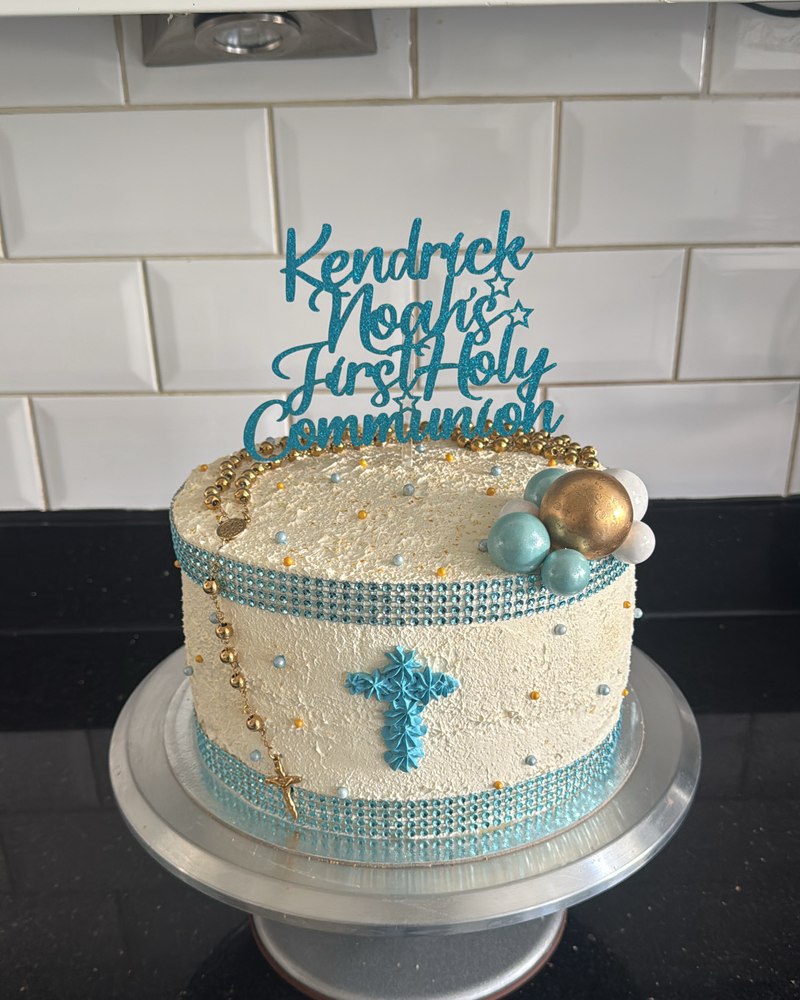 Kendrick Noah's First Holy Communion cake