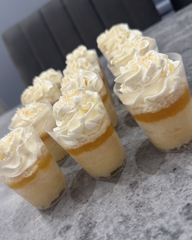 Mini banoffee dessert cups